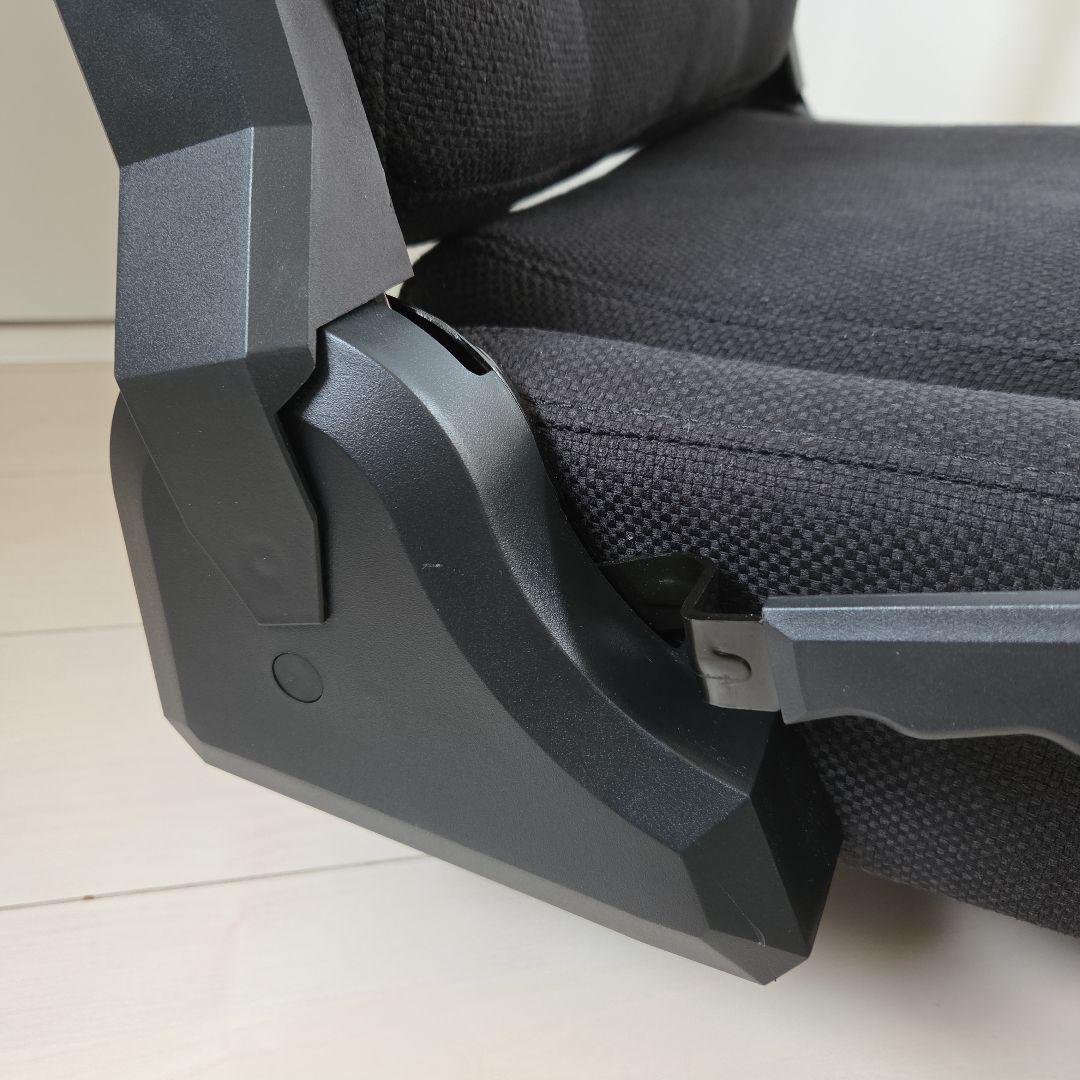 Bauhutteゲーミングソファ座椅子2 GX-370 ブラック ファブリック