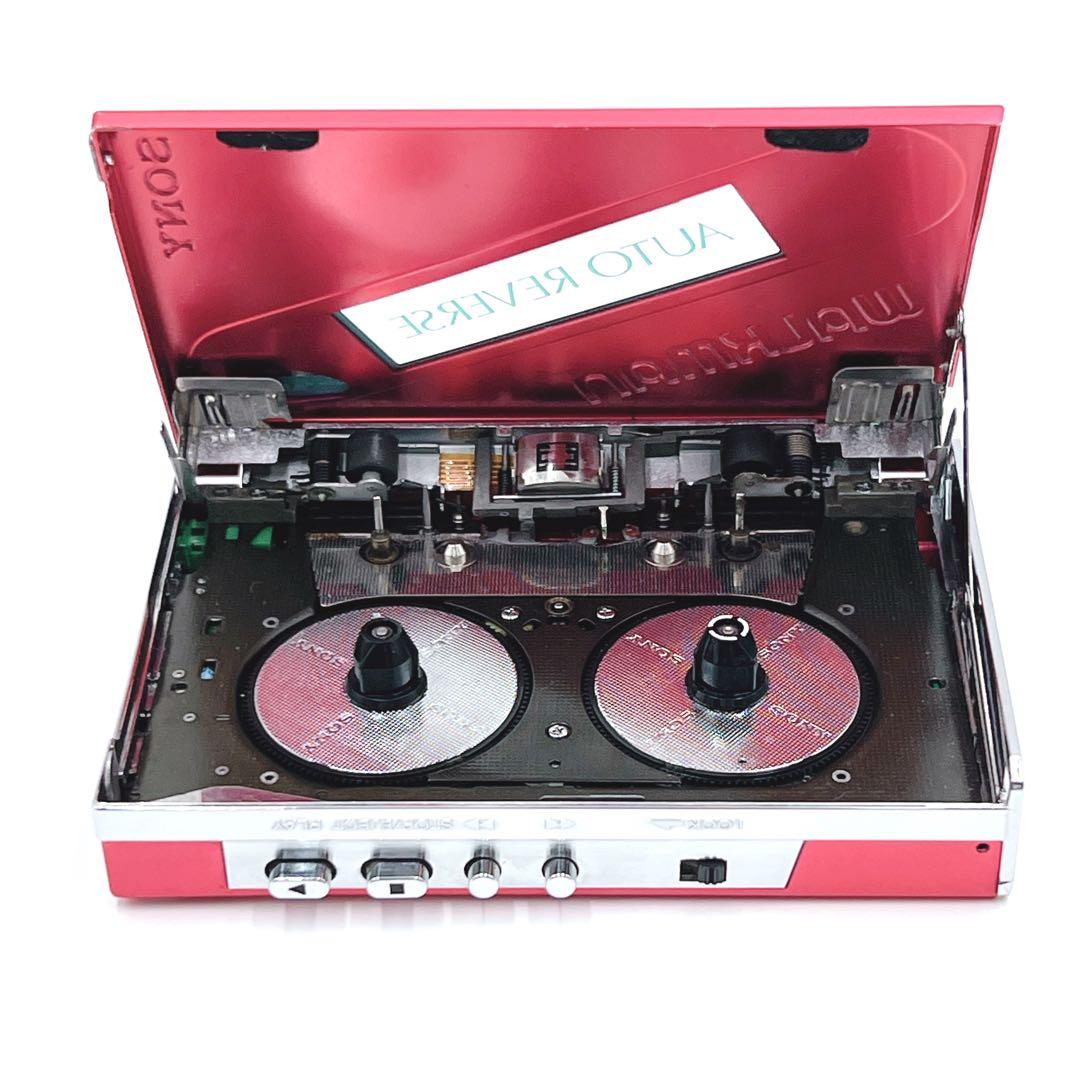 【超美品・動作品】 SONY WM-102 ウォークマン　 希少色　レッド