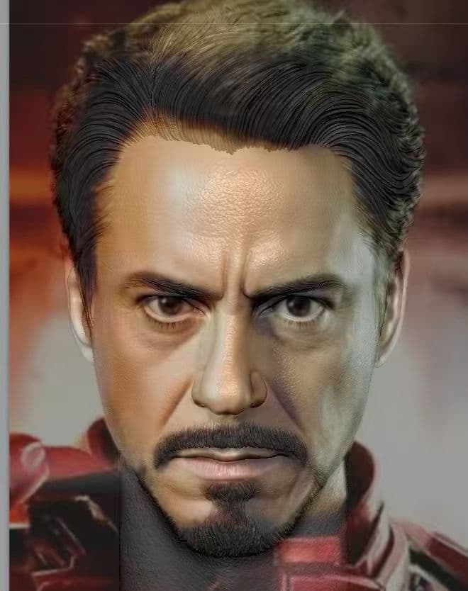 トニースタークヘッドカスタマイズ マーク6フィギュア