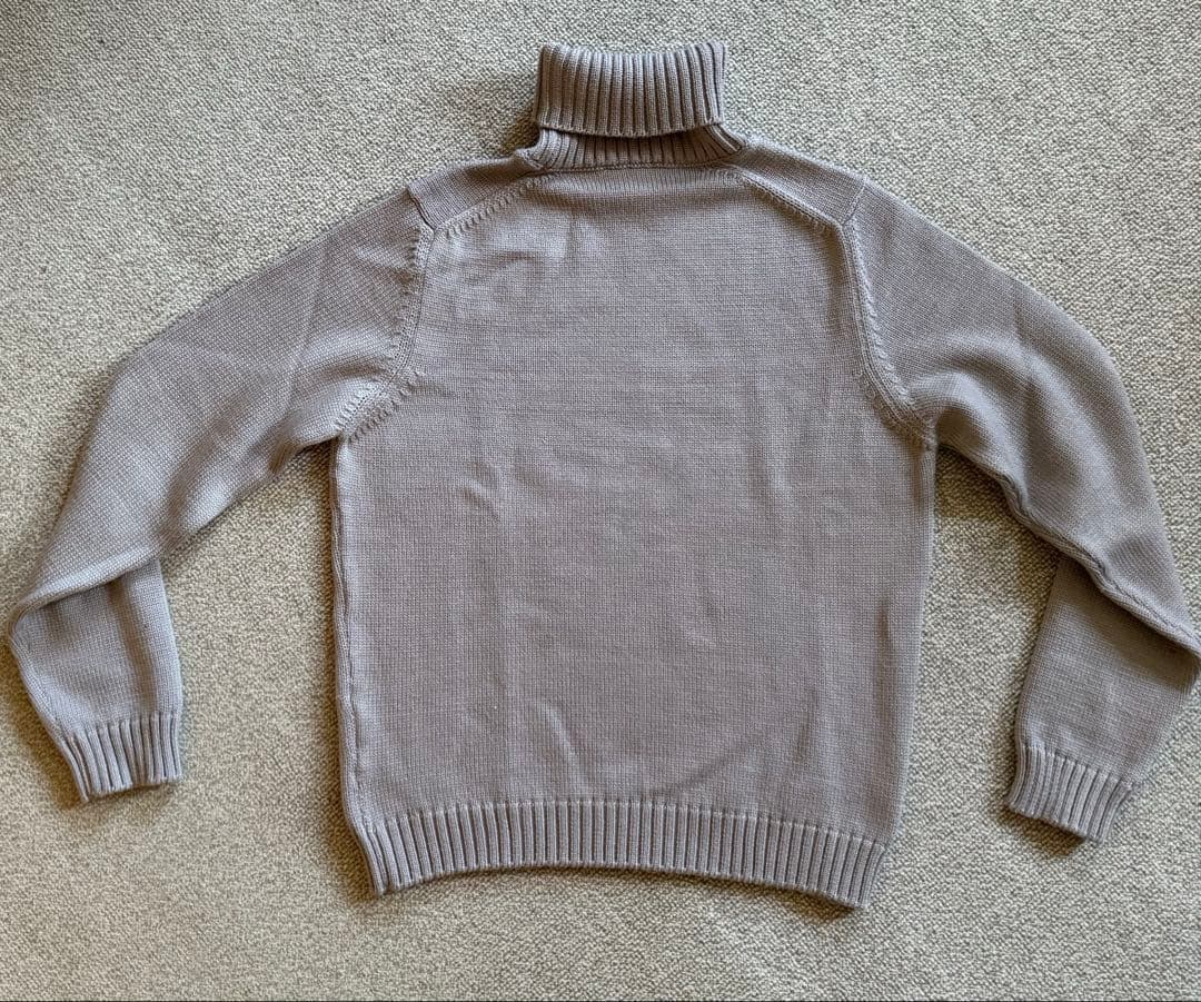 ZANONE ミドルゲージ5Gタートルネック グレージュ 46