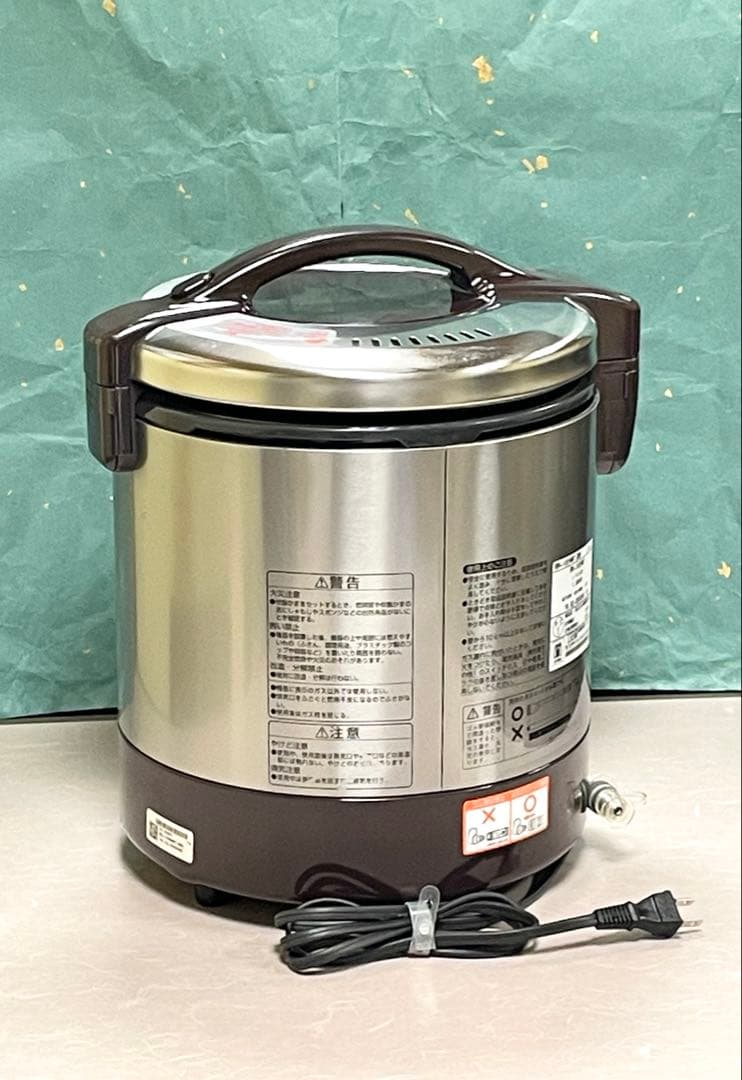 A849極美品❗️10合LPガスプロパン保温予約ジャータイマーリンナイガス炊飯器