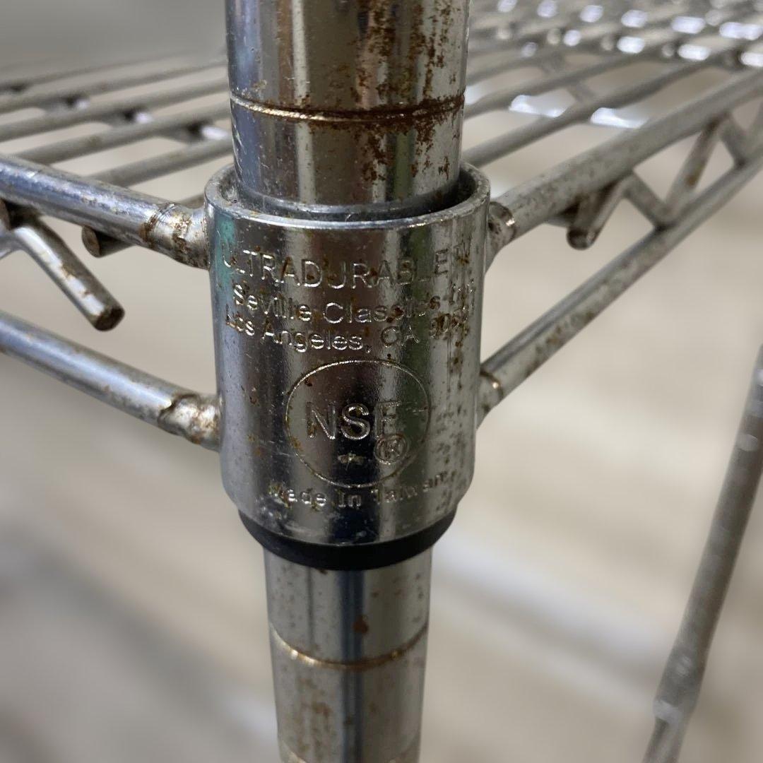 引き取り限定　コストコ　スチールラック 5段 キャスター付き 大型　幅120cm