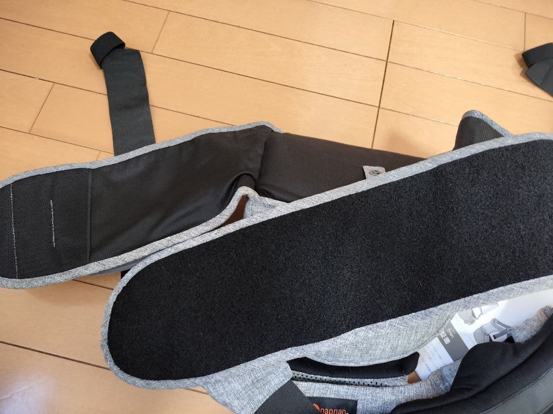 napnap Tran 抱っこ紐 グレー 取扱説明書付き　ピップシート