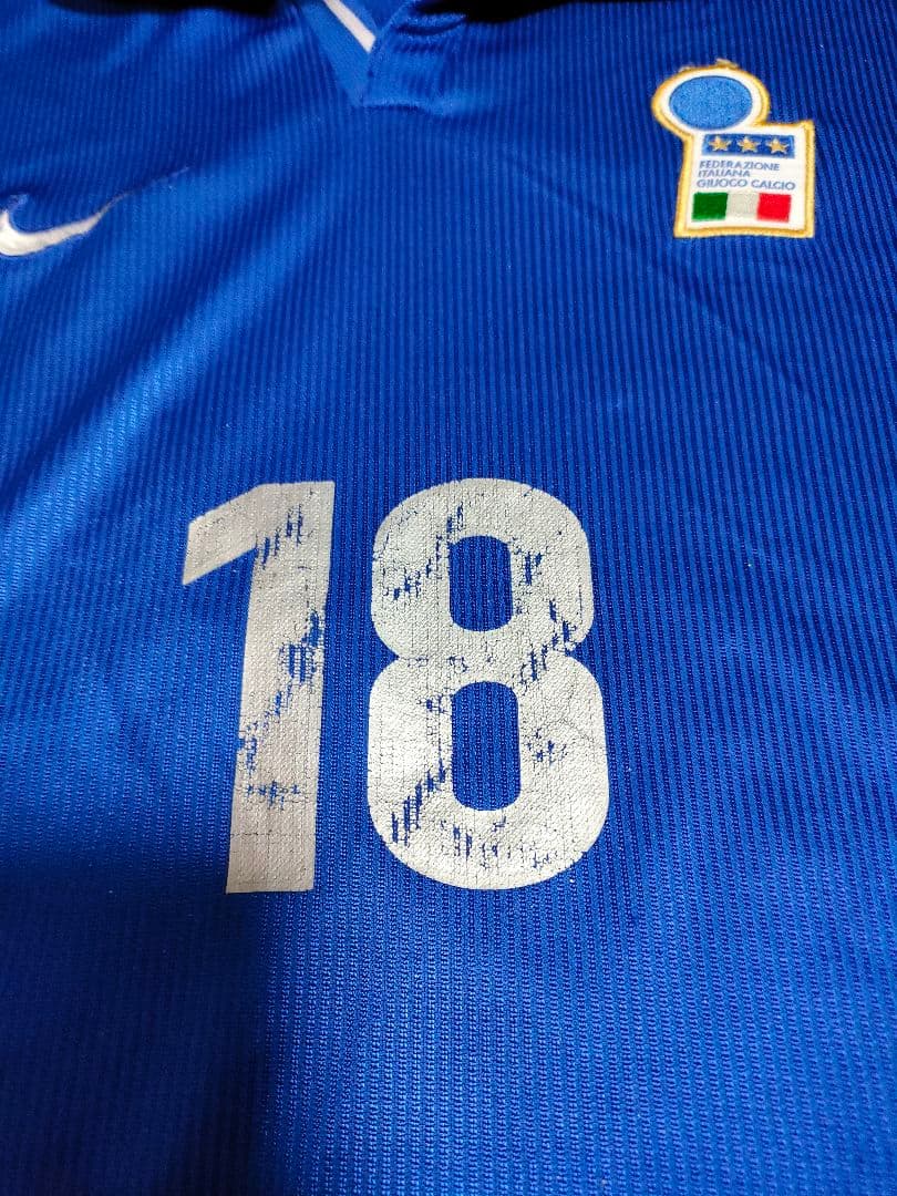 1998年フランスワールドカップ　イタリア代表ロベルト・バッジョユニホーム