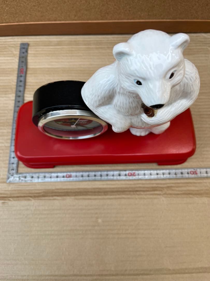 コカコーラ 置き時計 ポーラベアー　1990年代