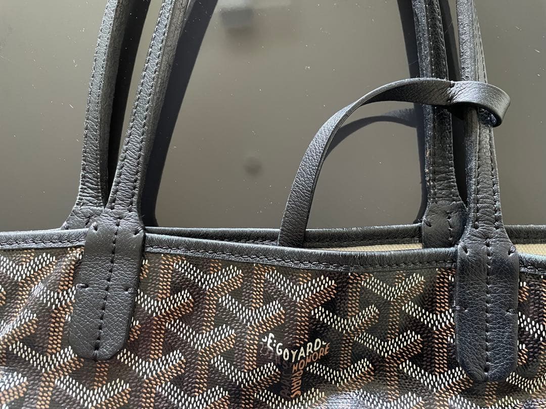 Goyard ショルダーバッグ 大きめ ブラック/グレー