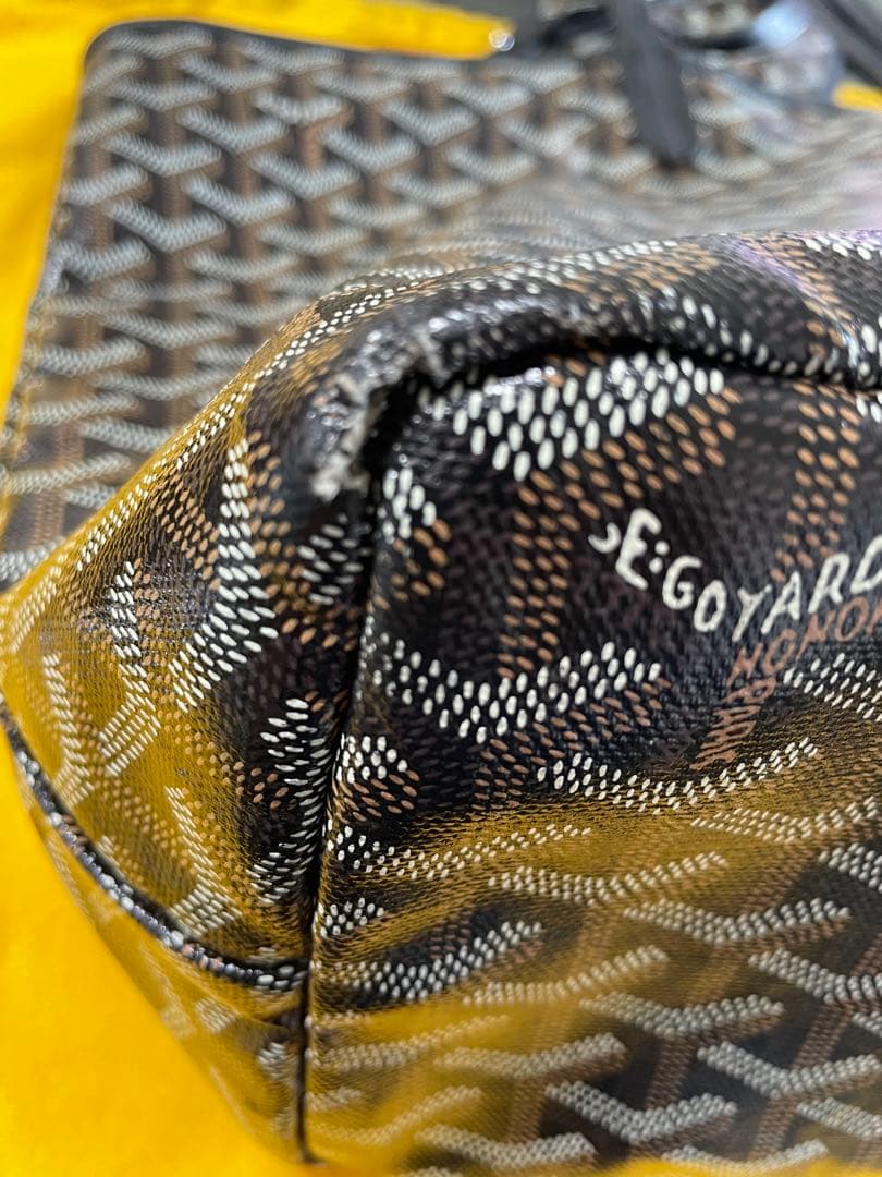 Goyard ショルダーバッグ 大きめ ブラック/グレー