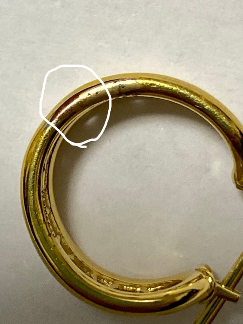 【片耳】セリーヌ　トリオンフ　マルチフープピアス