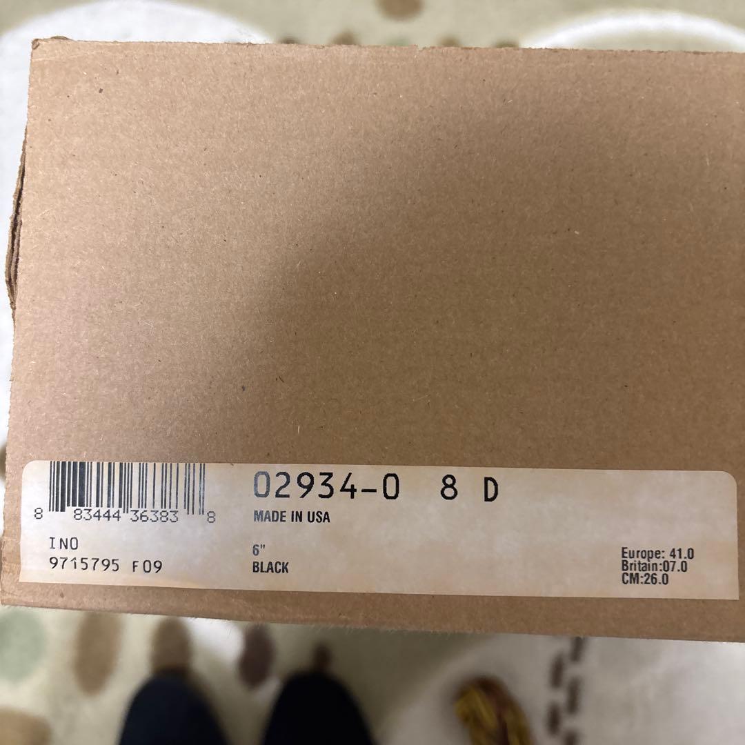 レッドウィング　ラインマン　2934 8Ｄ　純正インソール　シューレース　箱