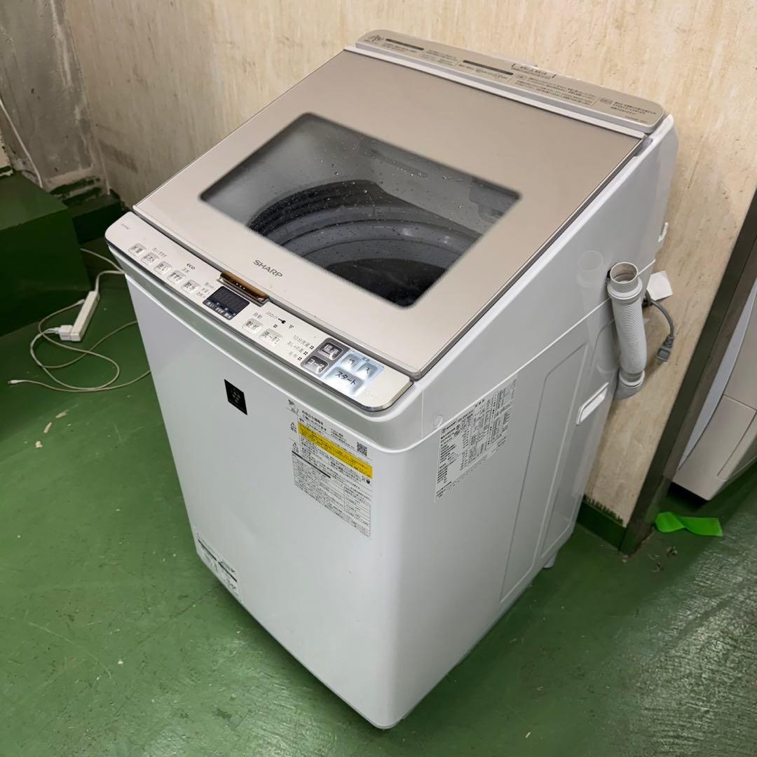 139 SHARP乾燥付　洗濯機　8/4.5キロ　小型　一人暮らし　同棲使用も可