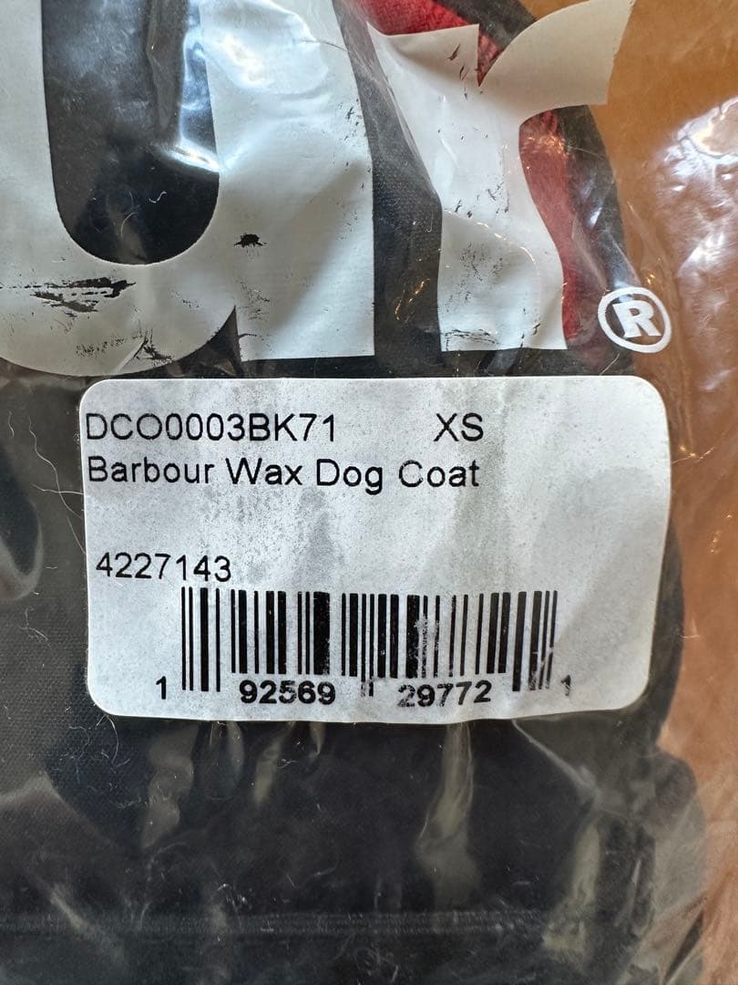犬服・アクセサリー Barbour Wax Dog Coat