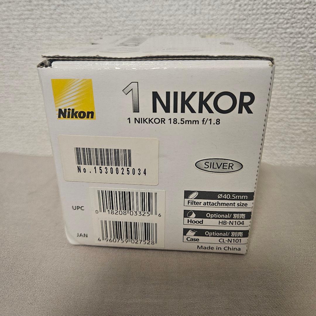 Nikon 1 NIKKOR 18.5mm f/1.8 シルバー