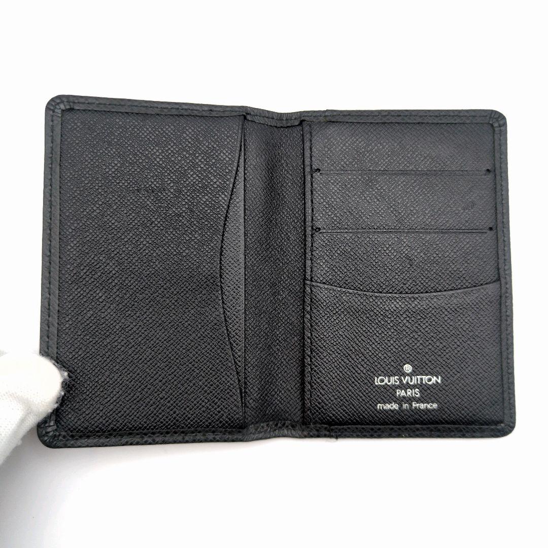 美品✨ルイヴィトン 名刺入れタイガ オーガナイザー ドゥ ポッシュ 黒