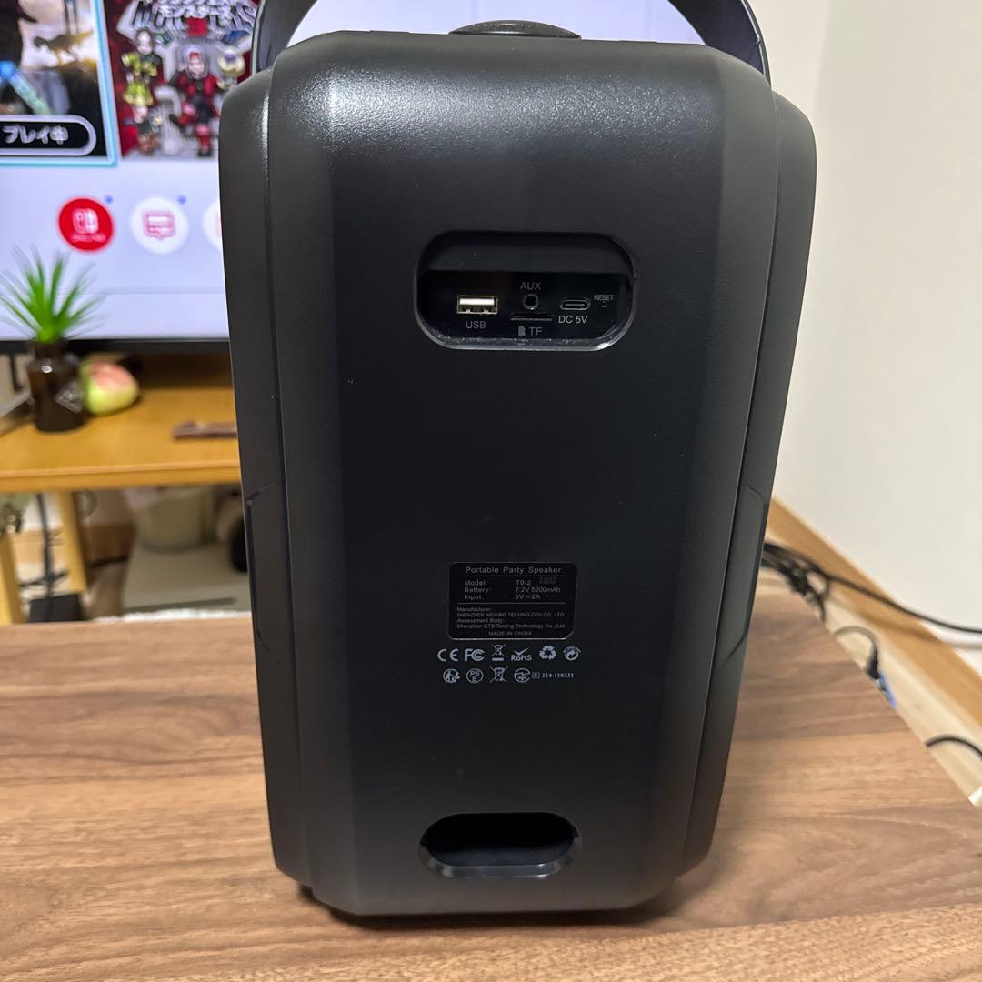 W-KING ポータブルスピーカー T9-2 80W Bluetooth