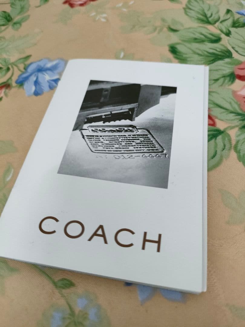 COACH コーチ フラワーモチーフ ストロー レザー かご バッグ