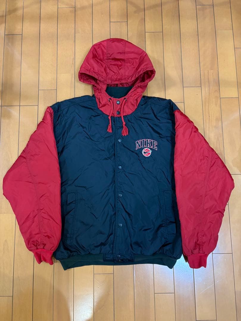 超希少⭐︎90's NIKE 銀タグ　中綿ナイロンジャケット ビッグスウォッシュM