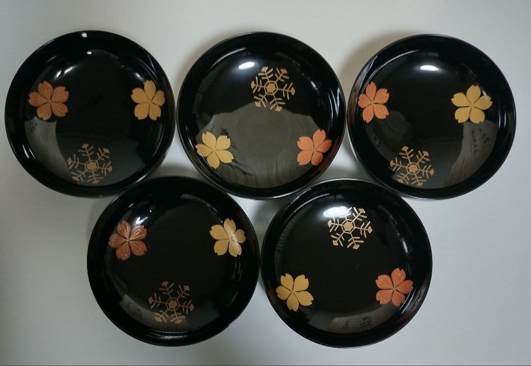 輪島塗　雪月花蒔絵　煮物椀　作家もの