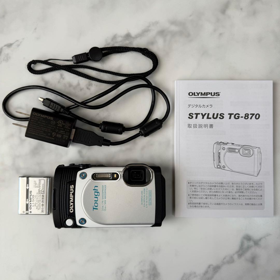 OLYMPUS オリンパス TG-870 Tough 防水 デジタルカメラ