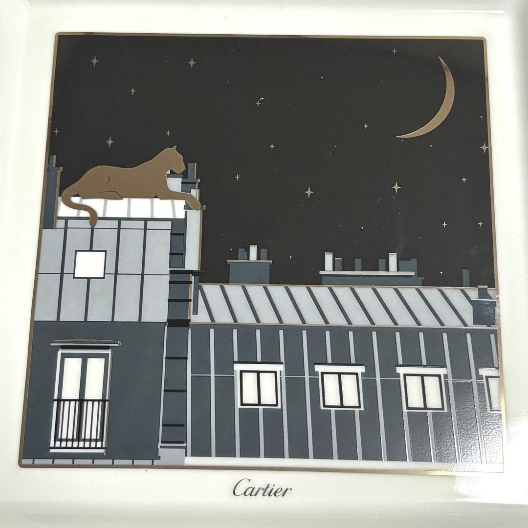 Cartier カルティエ スクエアプレート パンサー 箱付 皿 非売品【新品】