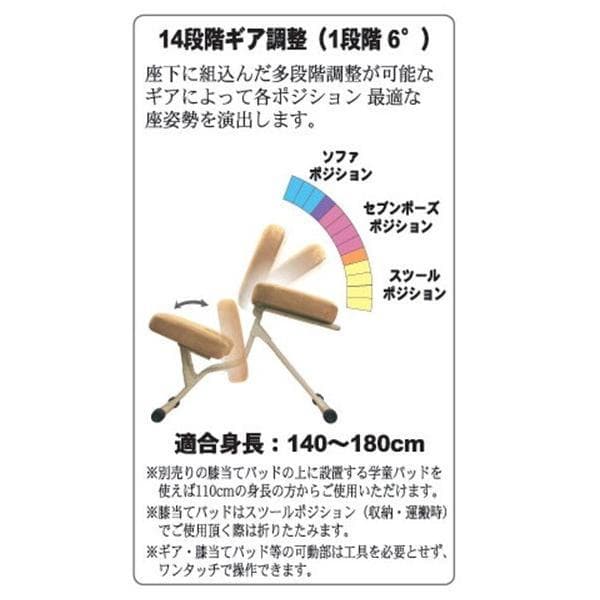 ルネセイコウ　セブンポーズチェア