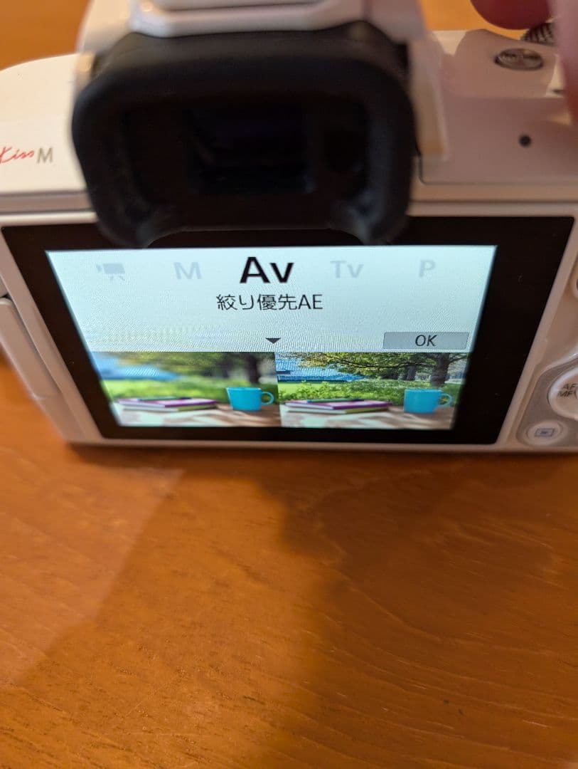 レンズ3本付！【Canon】 EOS Kiss M ホワイト