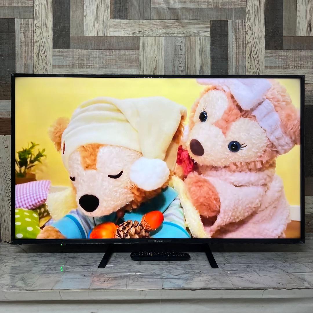 即日受渡❣️全国送料込Hisense50V型地上.BS.CSデジタル4K対応