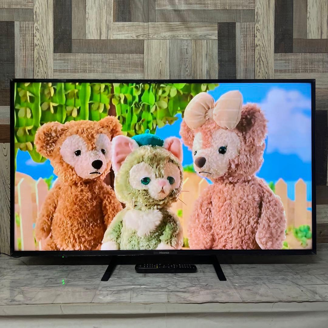 即日受渡❣️全国送料込Hisense50V型地上.BS.CSデジタル4K対応