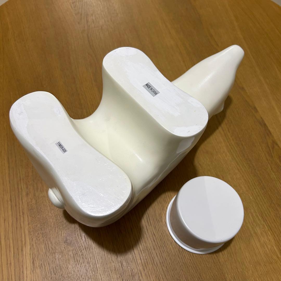 アラキミドリ ポーラーベア アート オブジェ 植木鉢 リサラーソン しろくま