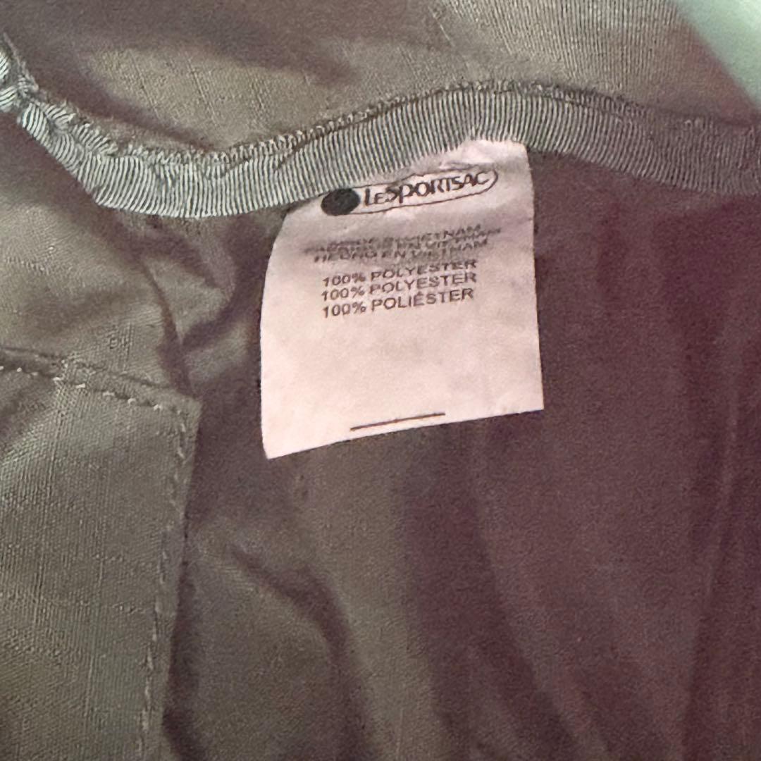 新品タグ付 【レスポートサック】バンブーハンドル 2way ミニボストン ゼブラ