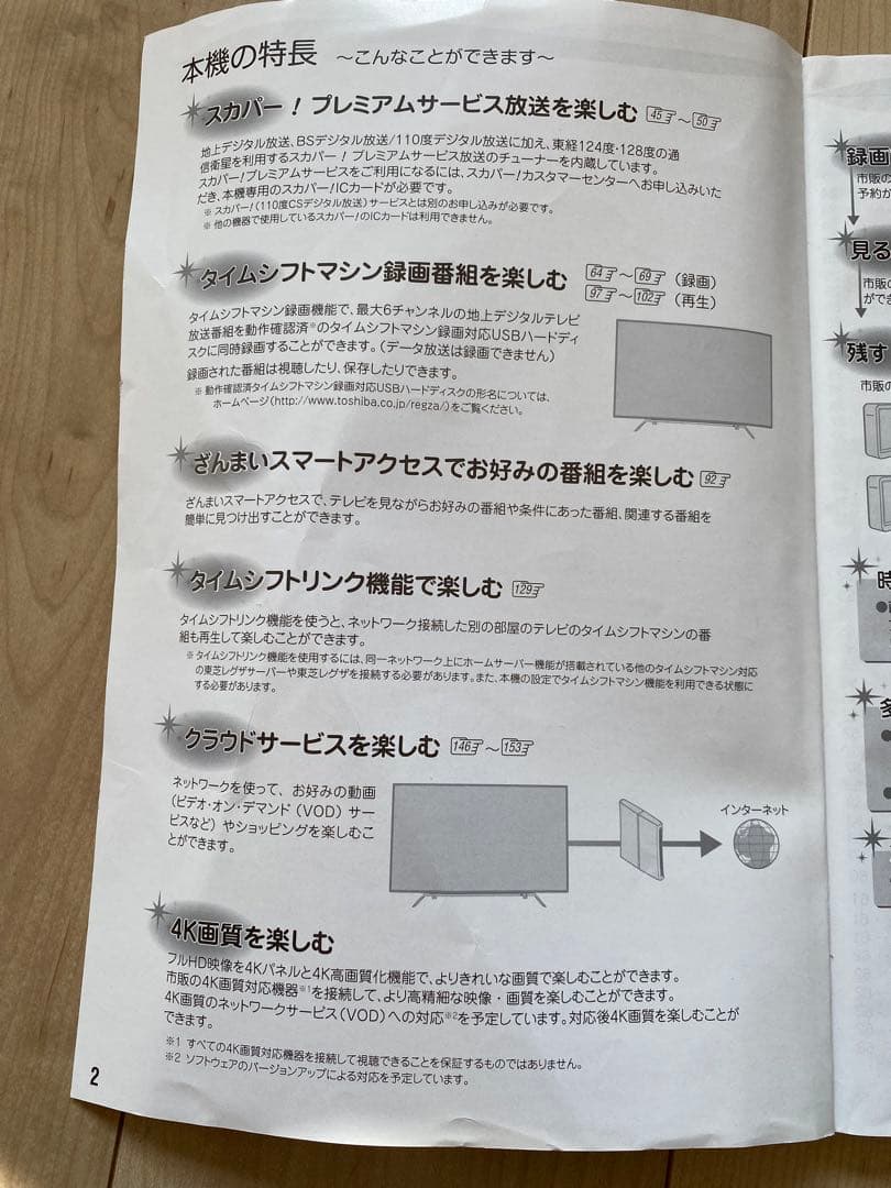 REGZA 65型　液晶テレビ 65Z20X　ジャンク品