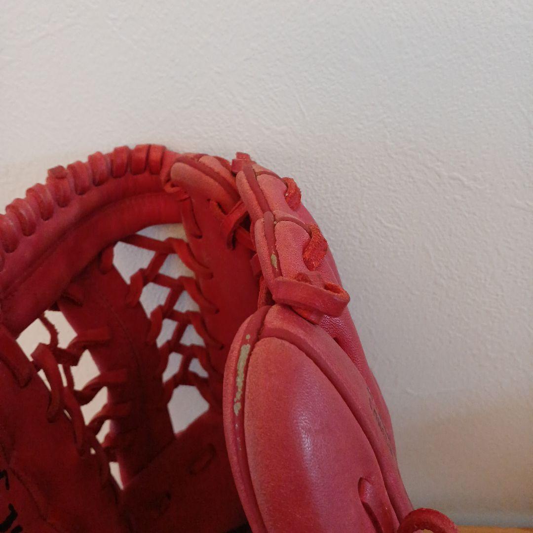 Buw League 軟式グローブ レッド