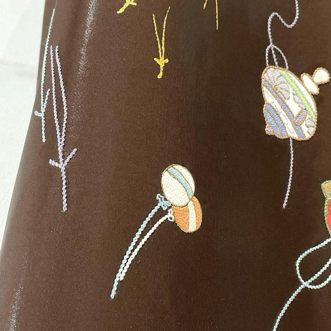 専用帯5900 5714 二点セット ●高級 正絹 駒刺繍 袋帯