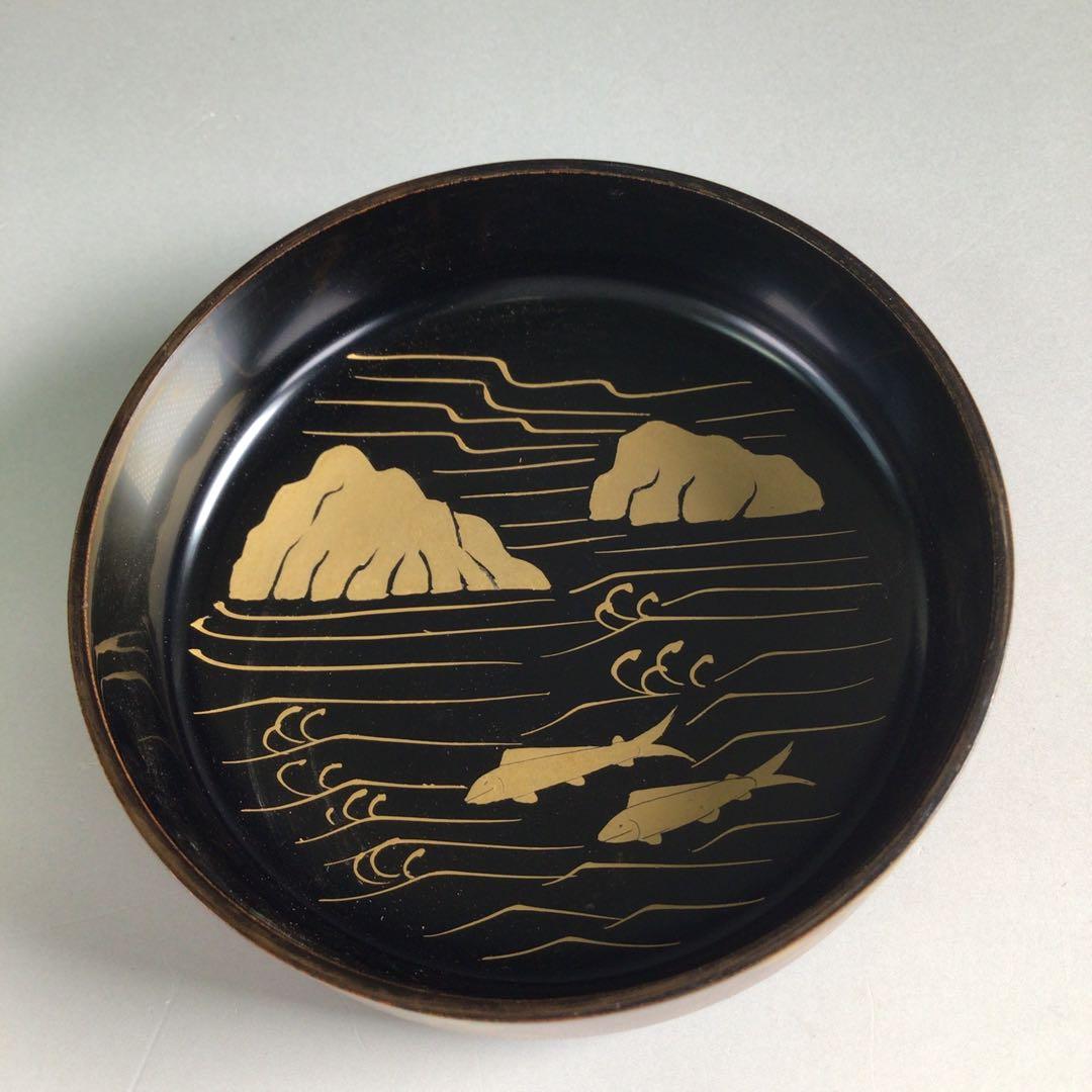 Ｒ３５９　棗　『中村宗悦作』『淡々斎好写』『桜蒔絵』『大堰川棗』　共箱　茶道具