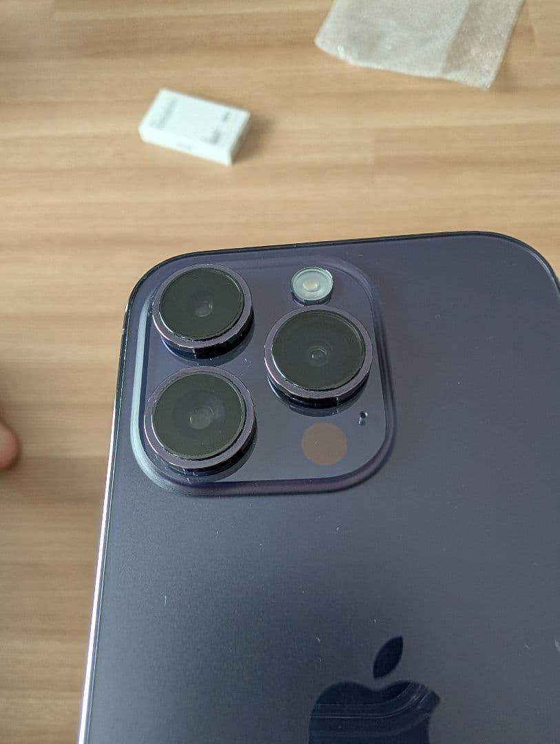 【美品】iPhone14pro　256gb ディープパープル　simフリー