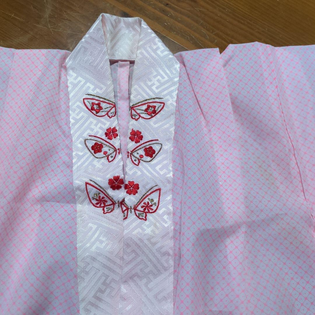 七五三 着物セット 赤 鹿の子　３歳　　　　値下げ