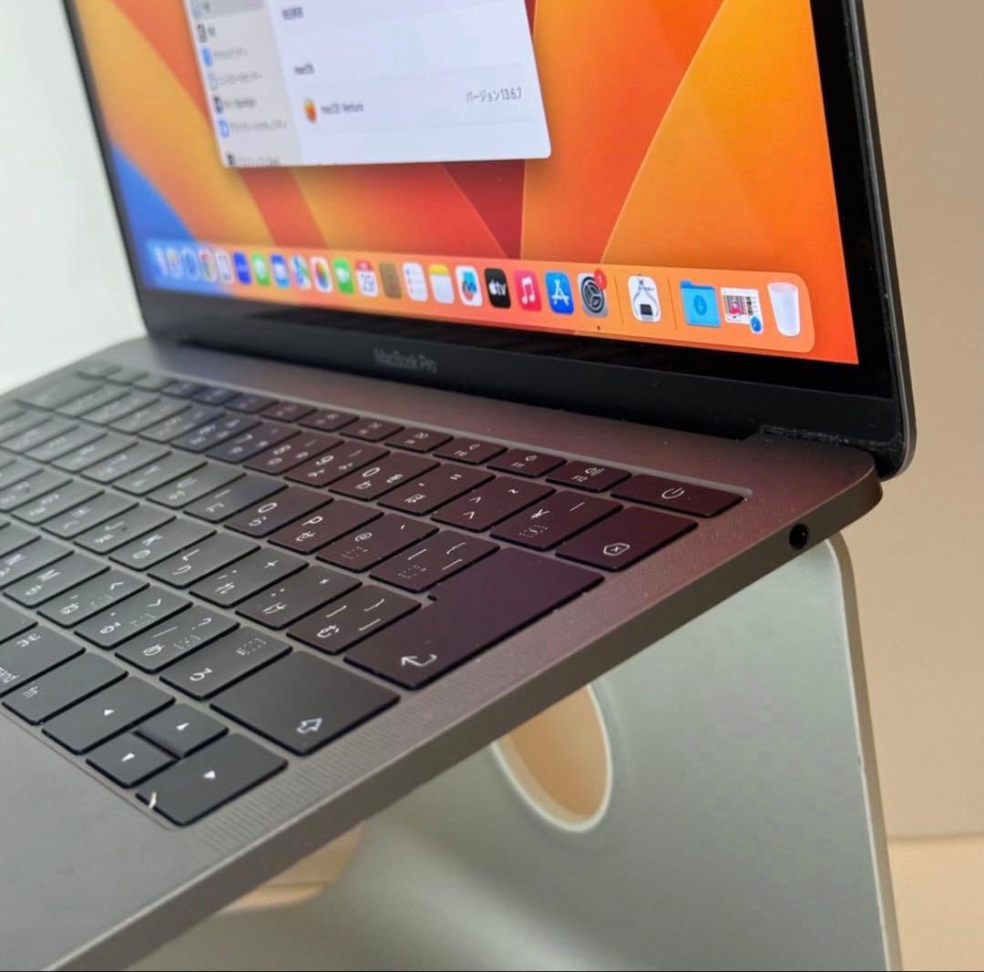 【極美品】MacBook Pro 13㌅i5/8GB ZOOM/オフィス グレー