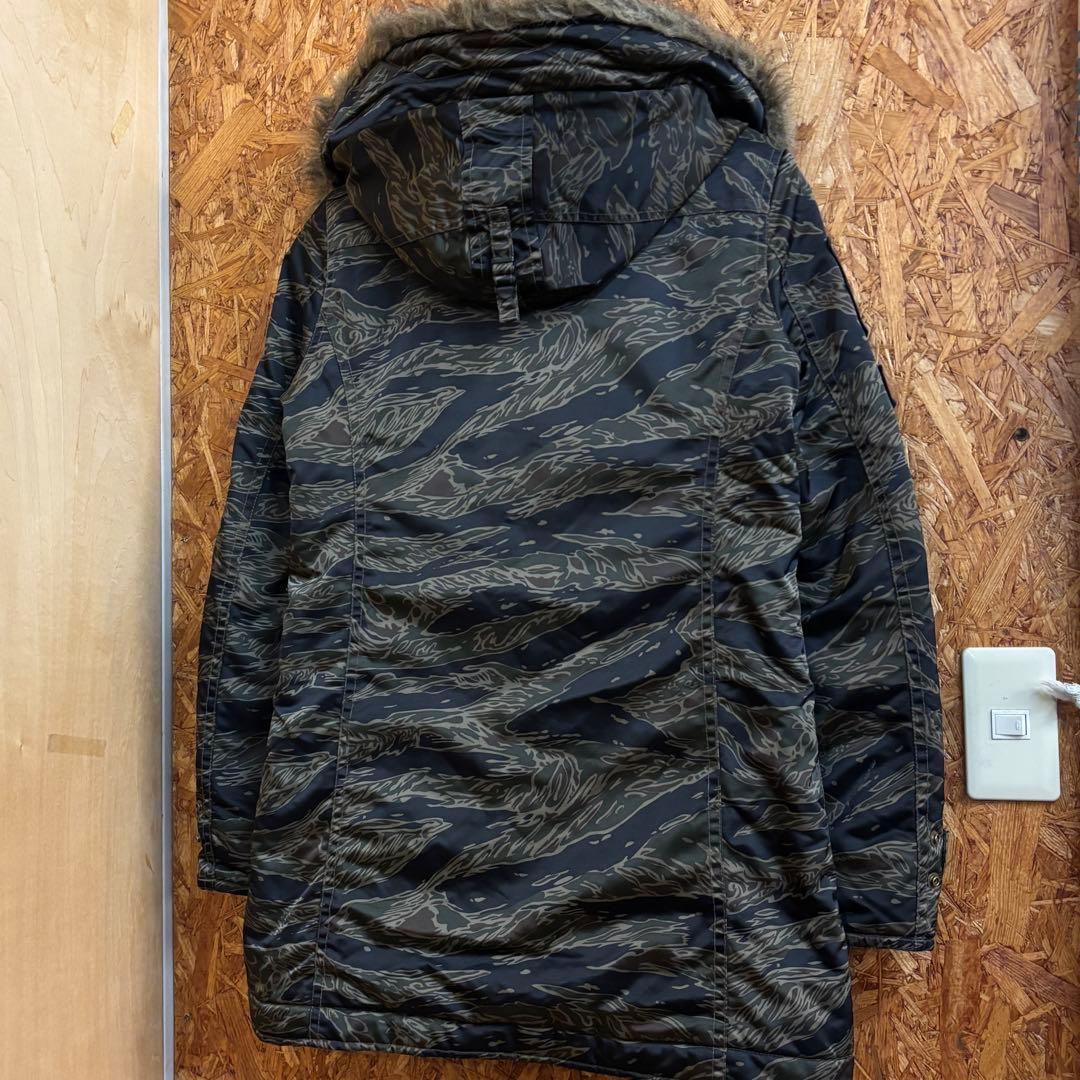 ヒステリックグラマー N-3B プリマロフト モッズコート タイガーカモ 迷彩