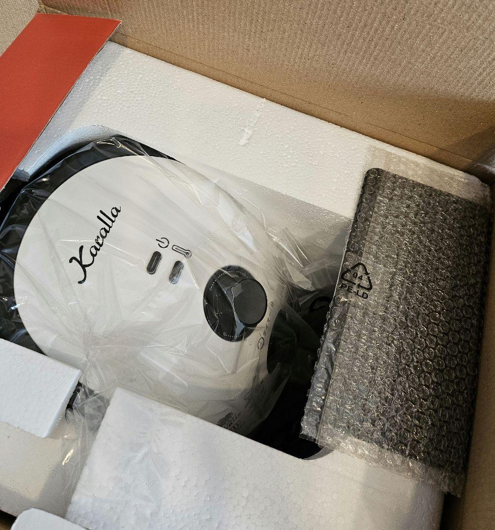 未使用 Karalla 専用2段ラック串付き カラーラ ノンオイルフライヤー