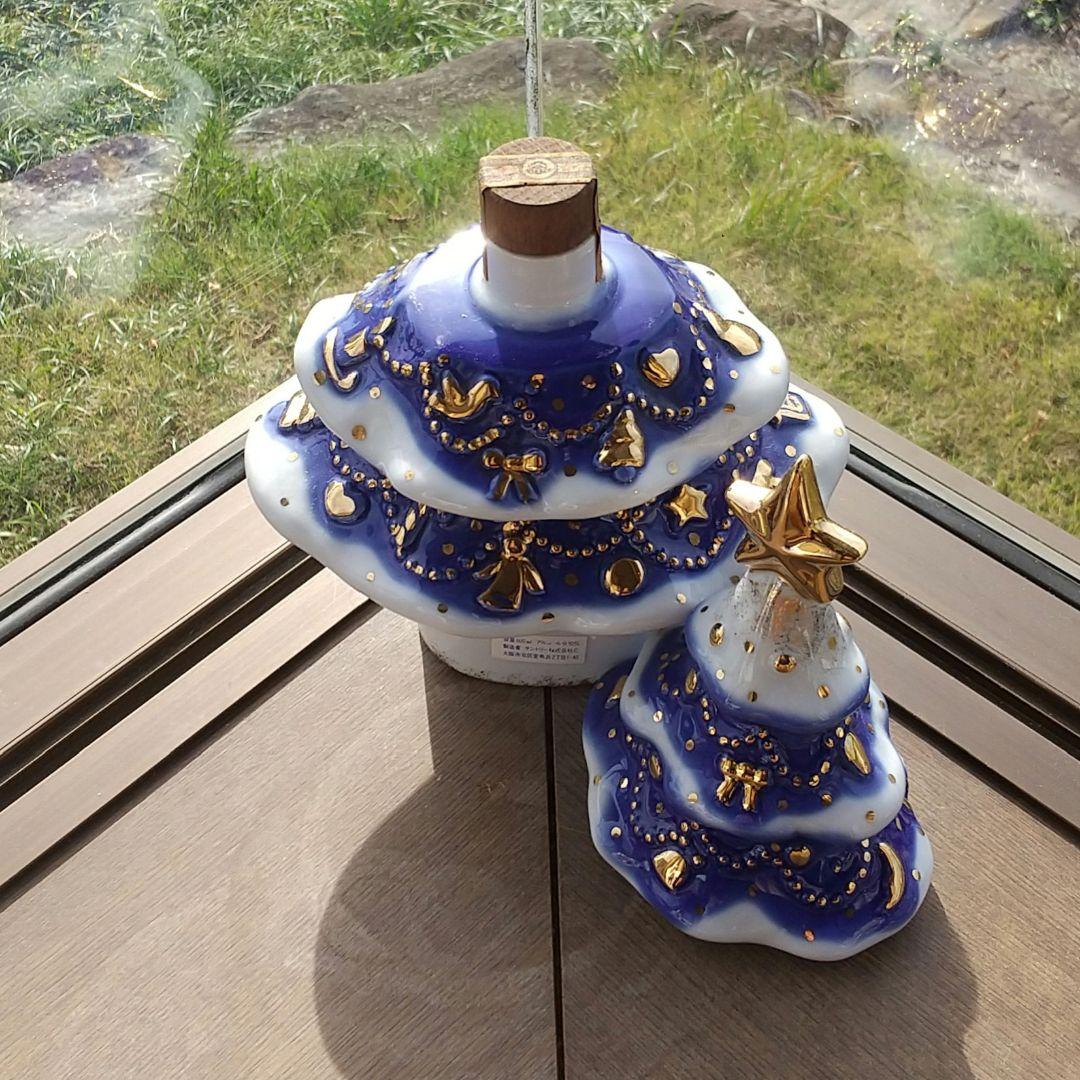 SUNTORY BRANDY〈クリスマス陶器ボトル★5TYPE・5本〉未開栓