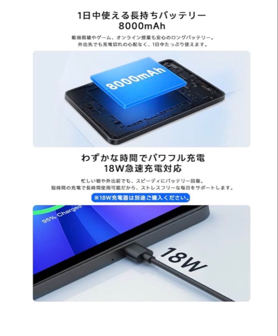 PHILIPS タブレット T8015 11.7インチ グレー