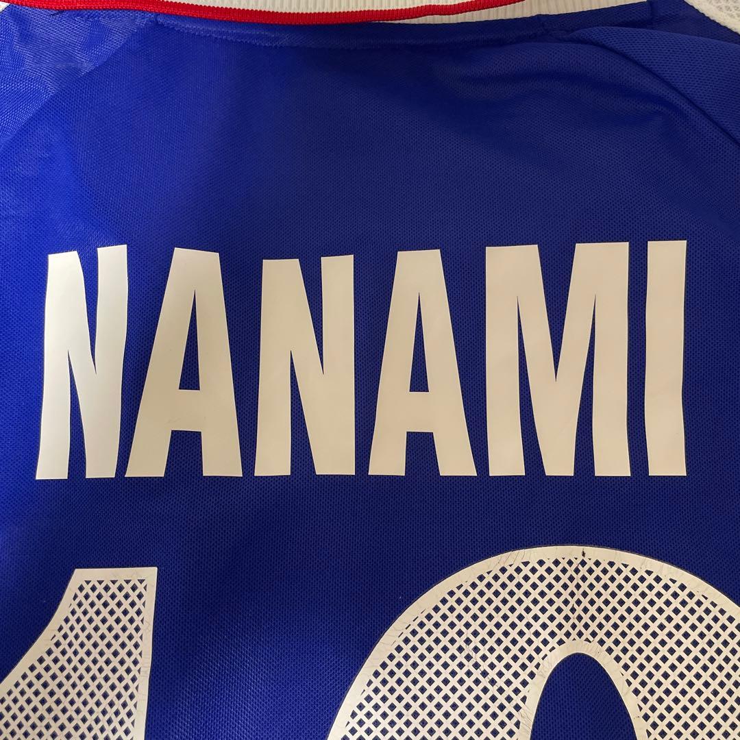 サッカー日本代表　【サイン入り】 10名波浩選手ユニフォームLサイズ