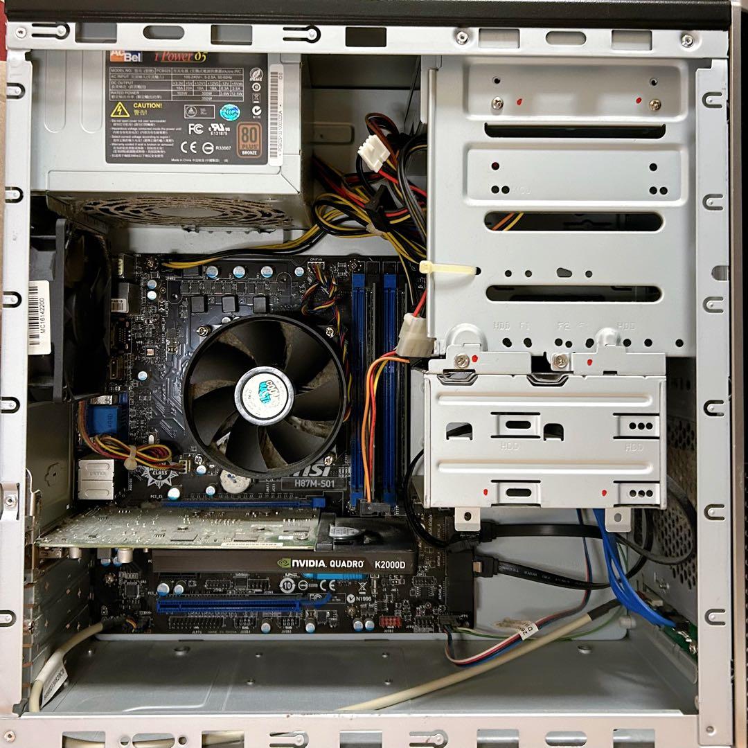 i7-4770 メモリ16GB Quadro K2000D HDDなし