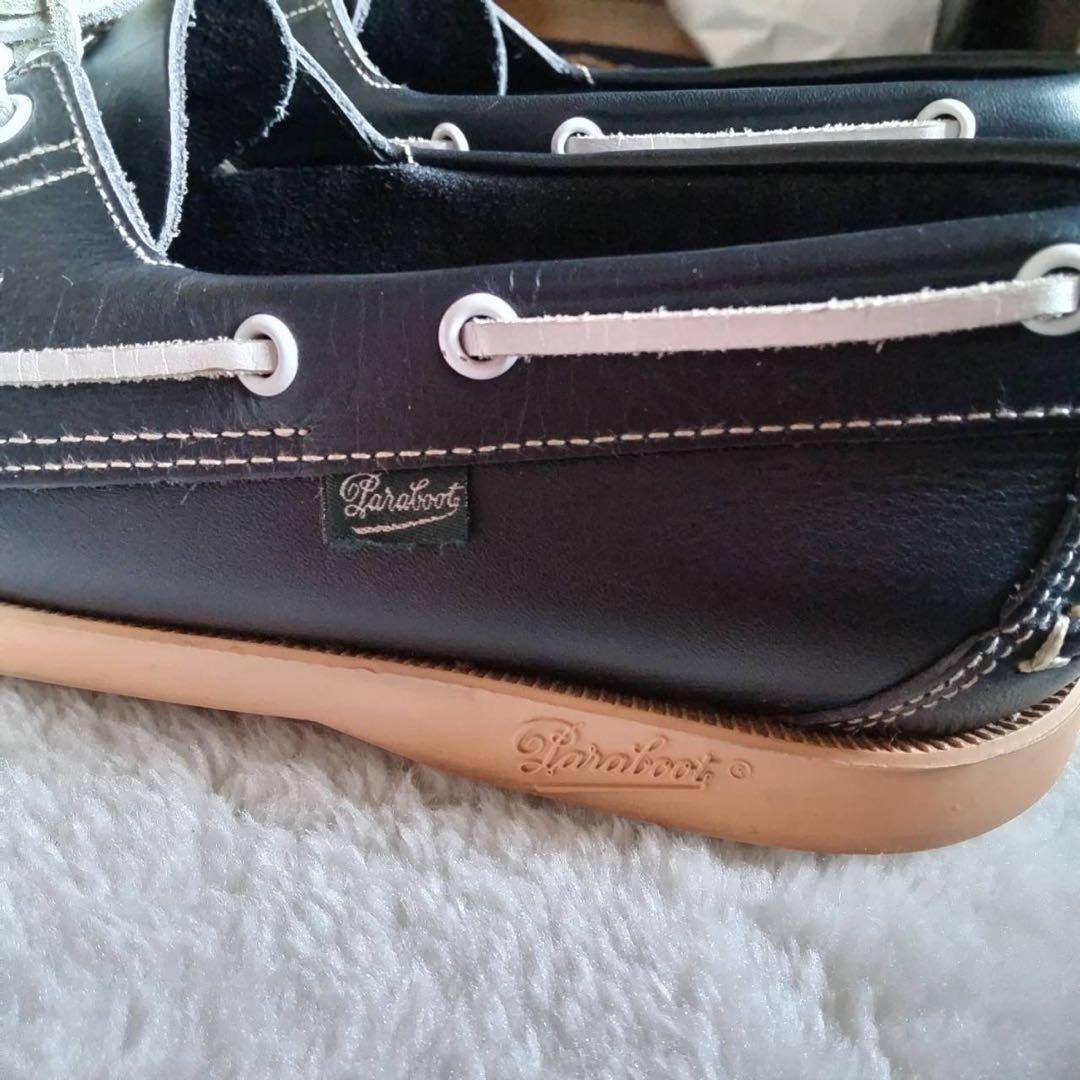 良品 パラブーツ デッキシューズ BARTH ネイビー 27.5cm