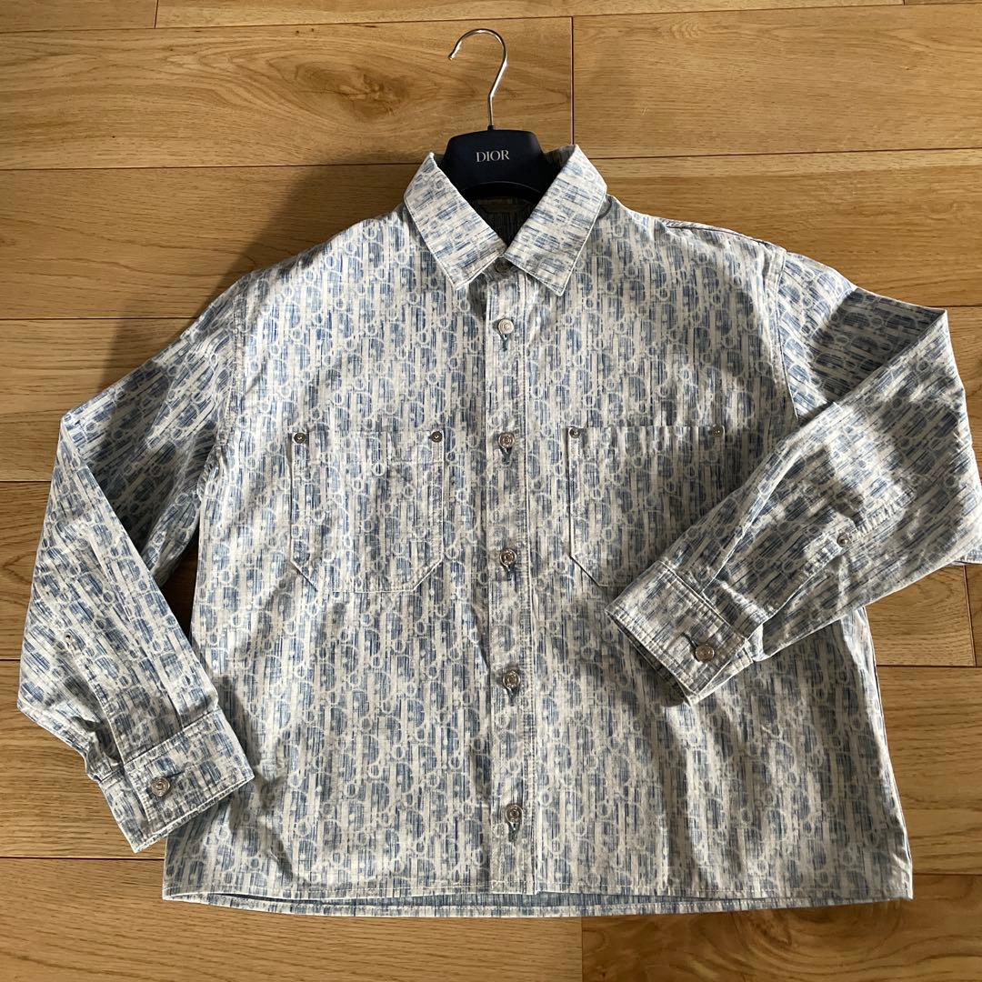 ディオール　オブリーク柄シャツ