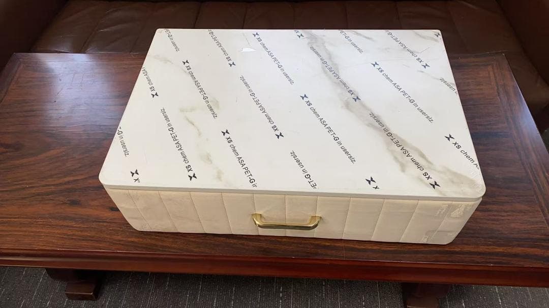 ストライプ模様ドレッサー訳あり品　写真をご確認デスクのみJ108-60-01