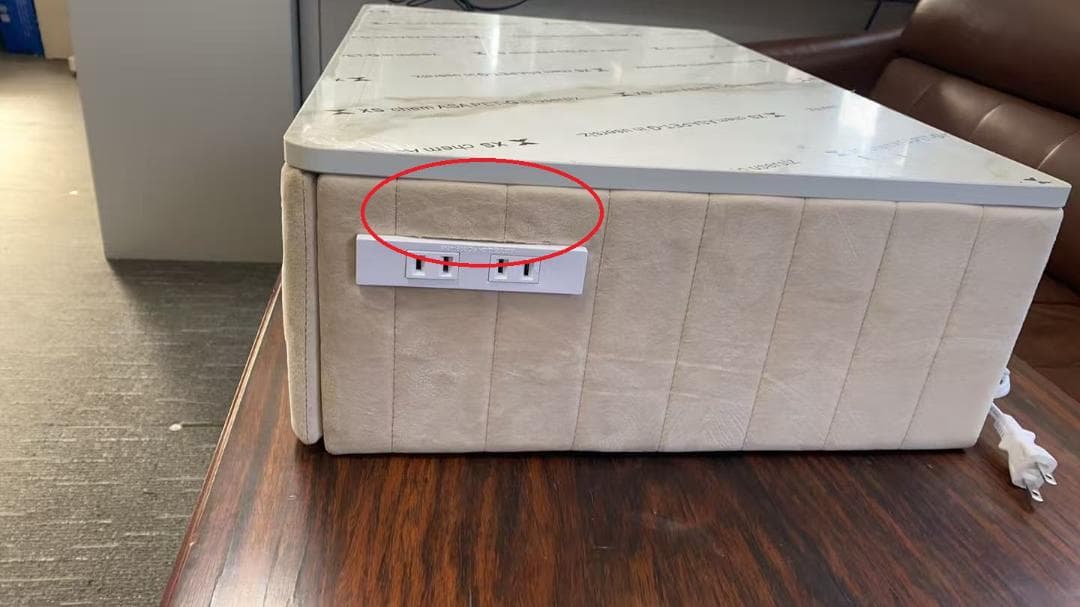 ストライプ模様ドレッサー訳あり品　写真をご確認デスクのみJ108-60-01