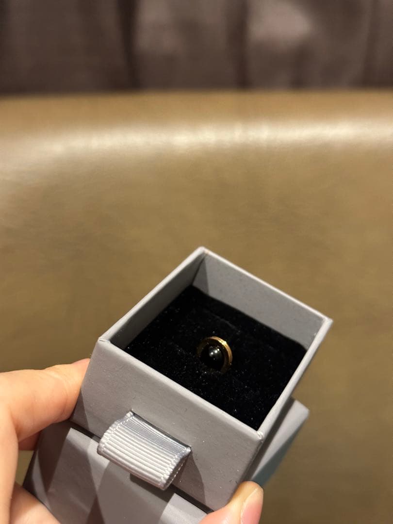 Hirotaka オニキスピアス　Sサイズ