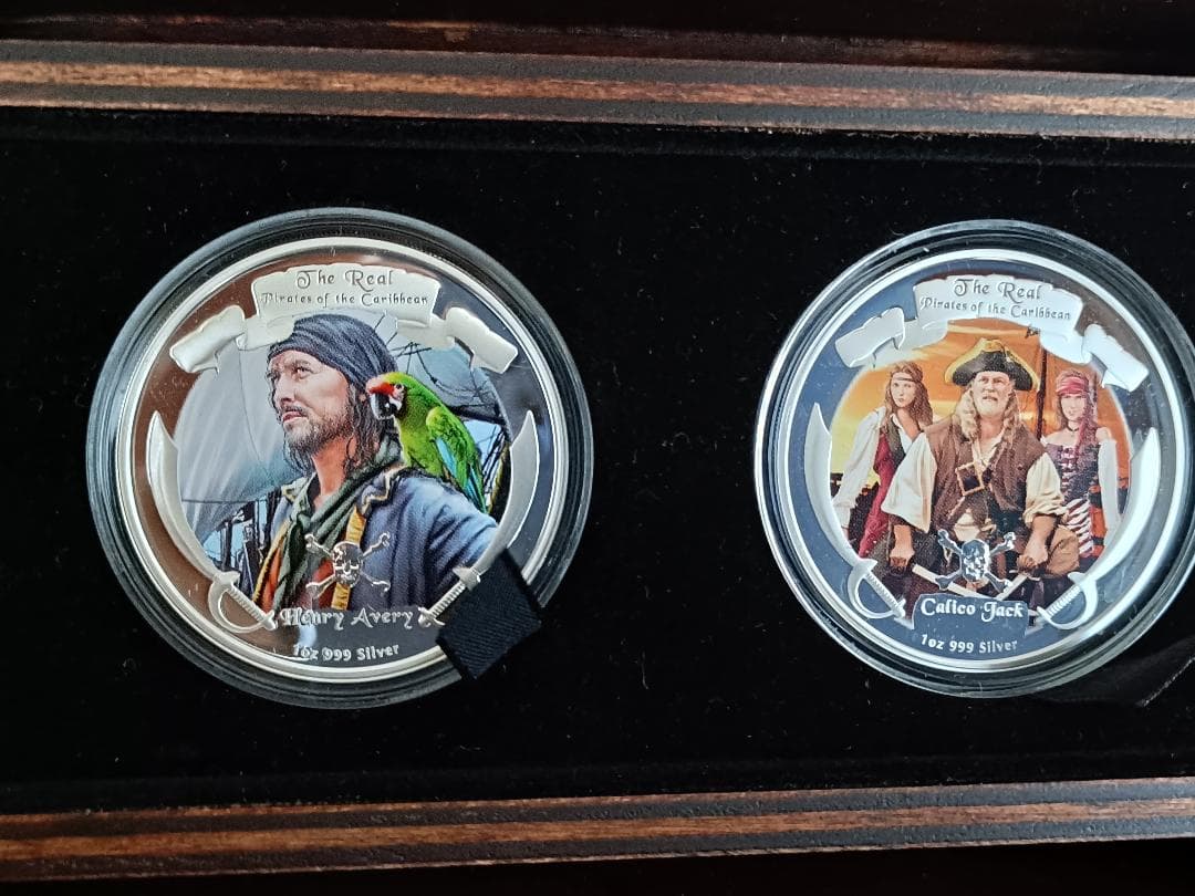 メダル純銀 海賊テーマ 999銀4個メダルセット