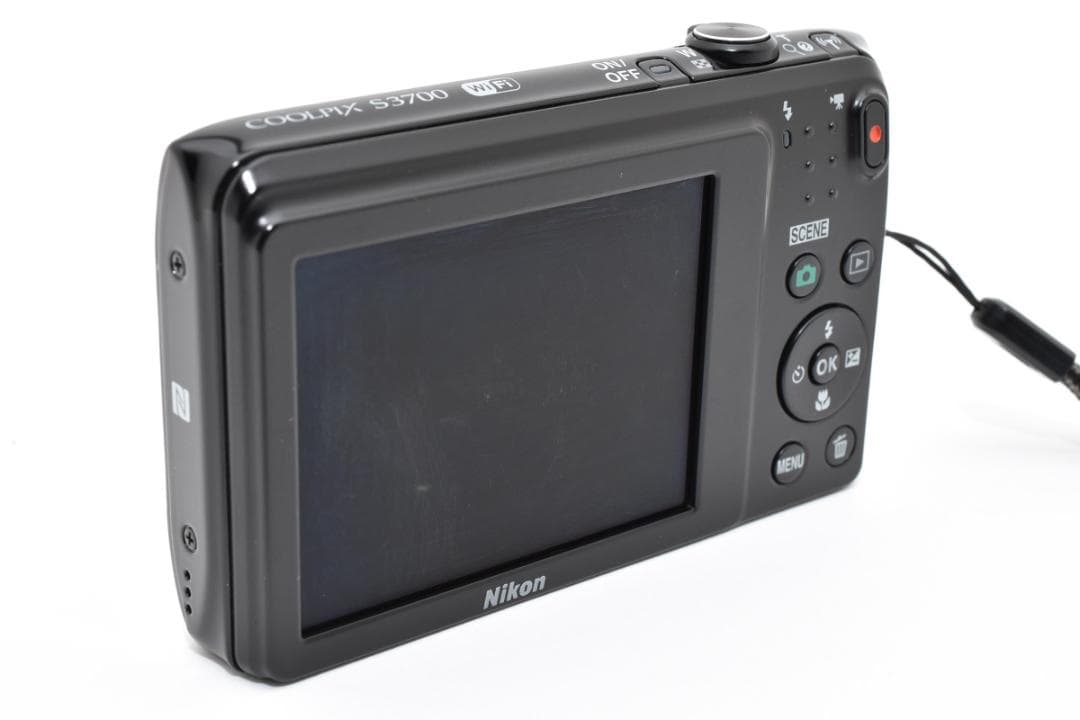 【美品】Nikon COOLPIX S3700 ブラック　動作確認済