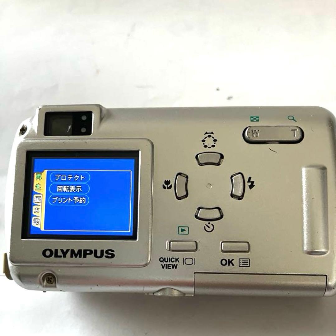 OLYMPUS μ-10 コンパクトデジタルカメラ シルバー